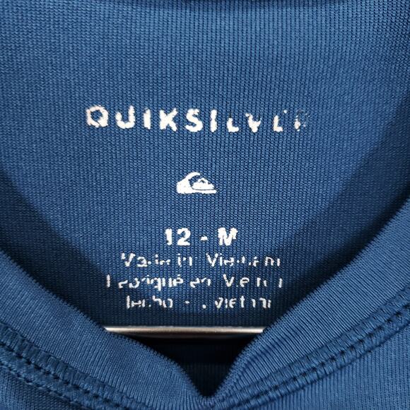 Quicksilver T Shirt Youth 12 Medium Blue North Shore State Of Mind Athletic Tee - Picture 5 of 6